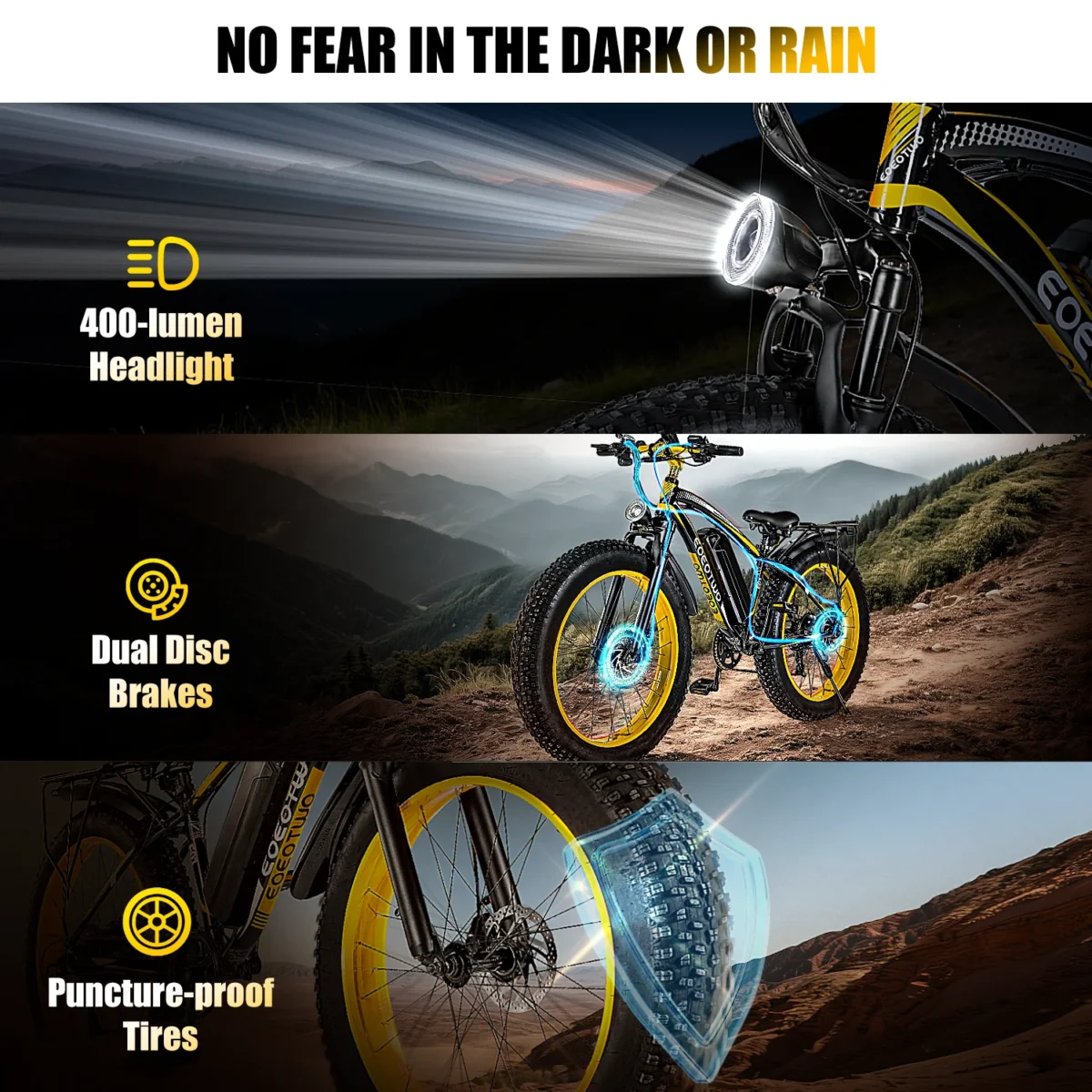 26" Fat Tire 1500W Electric Bike - Image 8