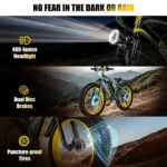 26" Fat Tire 1500W Electric Bike - Image 8
