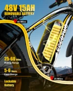 26" Fat Tire 1500W Electric Bike - Image 11