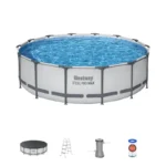 Bestway Steel Pro MAX 10'x30" Round Above Ground Outdoor Swimming Pool with Pump - Image 12