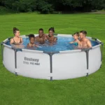 Bestway Steel Pro MAX 10'x30" Round Above Ground Outdoor Swimming Pool with Pump - Image 5