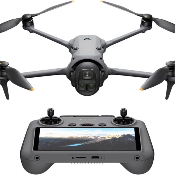 DJI Mavic 4 Pro Drone with DJI RC 2, Flagship Tri-Camera Drone with 100MP 4/3 CMOS Hasselblad Camera, for Professionals, 30km/18.6mi Video Transmission, 51-Min Max Flight Time
