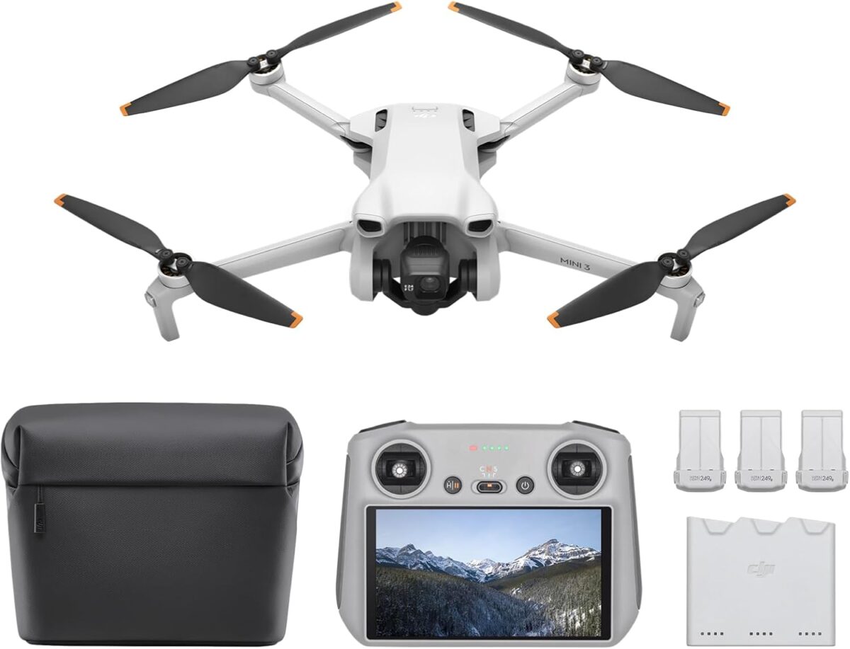 DJI Mini 3 Fly More Combo (DJI RC), Drones with Camera for Adults 4K, 3 Batteries for 114-min Flight Time, Vertical Shooting, 32800ft (10km) Video Transmission, Lightweight Mini Drone for Beginners - Image 10