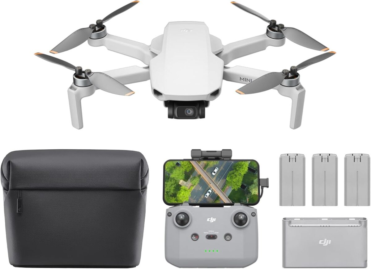 DJI Mini 4K Fly More Combo, Drone with 4K UHD Camera for Adults, Under 249 g, 3-Axis Gimbal Stabilization, 10km Video Transmission, Auto Return, 3 Batteries for 93-Min Max Flight Time - Image 9