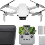DJI Mini 4K Fly More Combo, Drone with 4K UHD Camera for Adults, Under 249 g, 3-Axis Gimbal Stabilization, 10km Video Transmission, Auto Return, 3 Batteries for 93-Min Max Flight Time