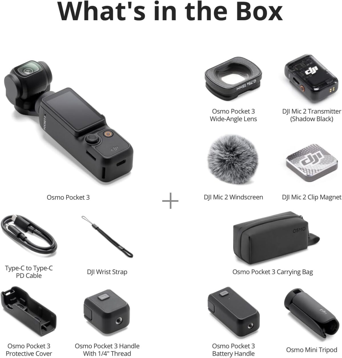 DJI Osmo Pocket 3 Creator Combo, 1'' CMOS, 4K Resolution/120fps Vlog Camera, 3-Axis Stabilization, Face/Object Tracking, Mic Included for Clear Sound - Image 2