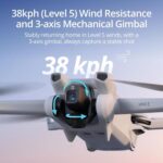 DJI Mini 3 Fly More Combo (DJI RC), Drones with Camera for Adults 4K, 3 Batteries for 114-min Flight Time, Vertical Shooting, 32800ft (10km) Video Transmission, Lightweight Mini Drone for Beginners - Image 8
