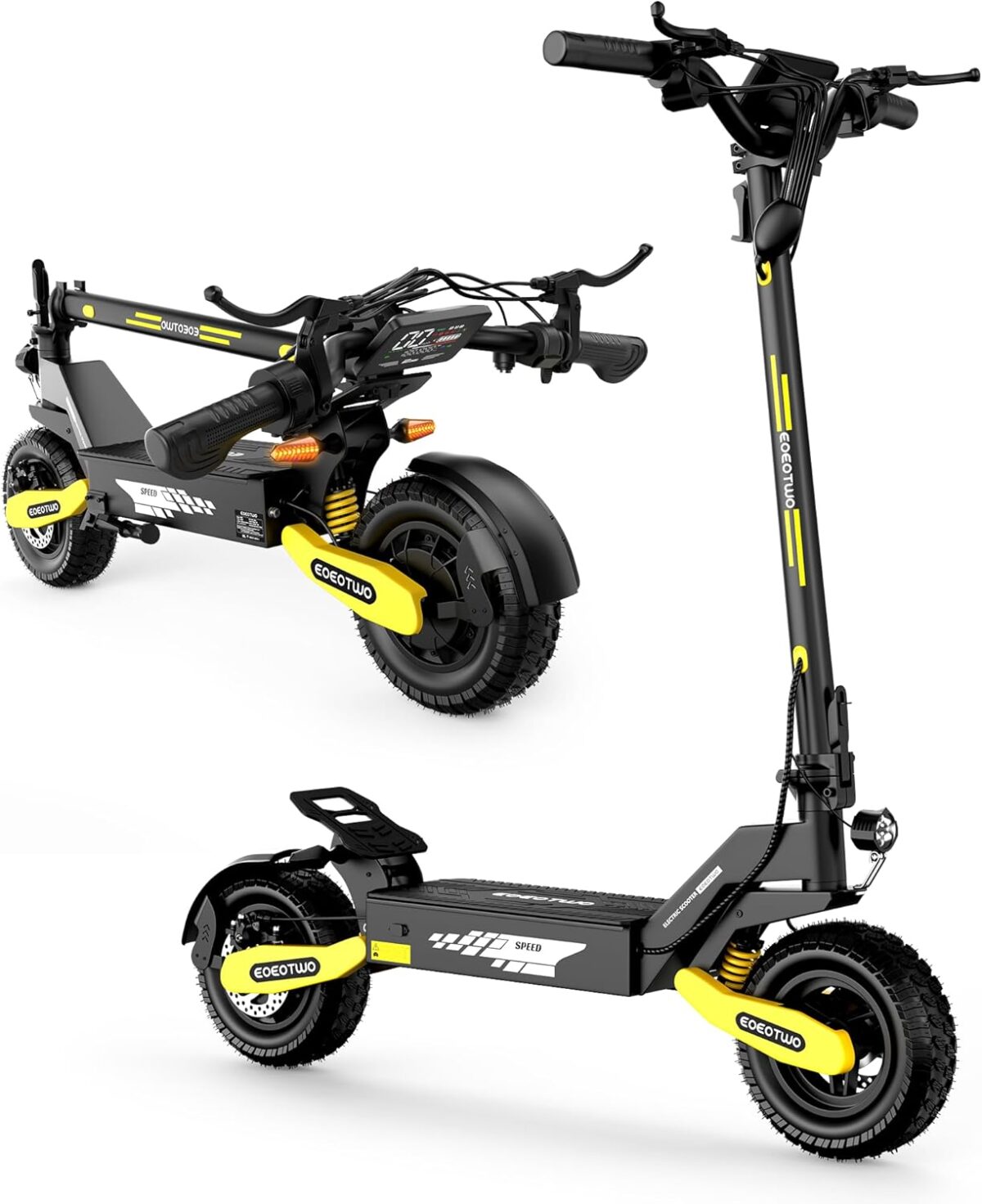EOEOTWO Electric Scooter for Adults, 1200W Motor Fast E Scooter, Foldable - Image 9
