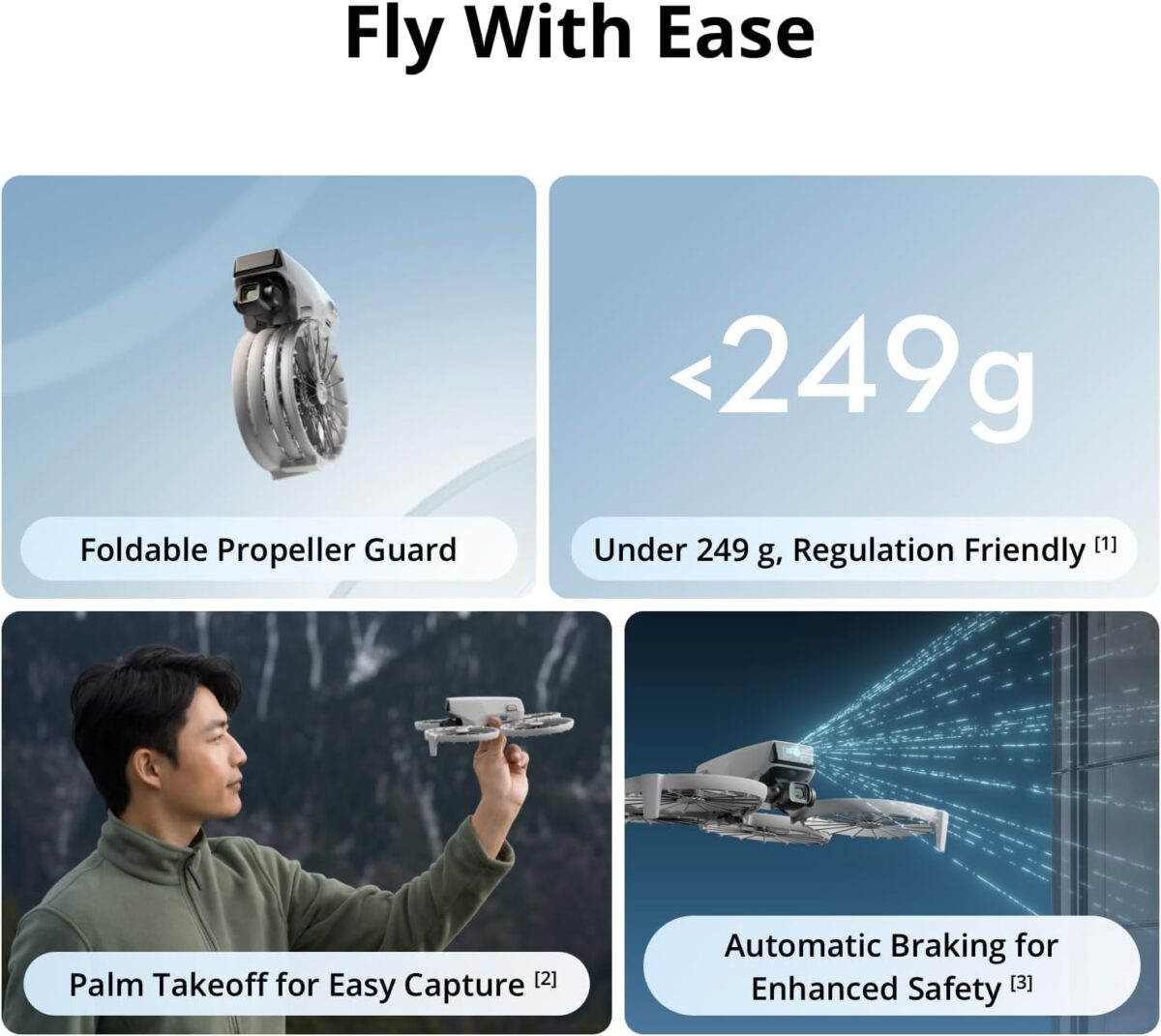 DJI Flip Fly More Combo With RC 2 Screen Remote Controller, Drone With 4K UHD Camera for Adults, Palm Takeoff, Auto Return, Intelligent Flight, 3 Batteries for 93-Min Flight Time - Image 7