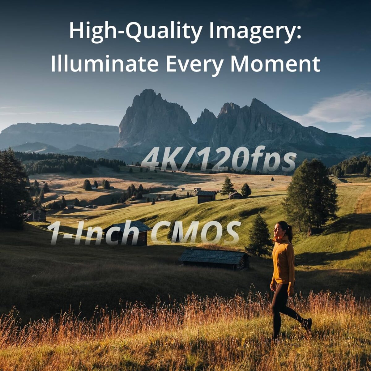DJI Osmo Pocket 3, Vlogging Cameras with 1'' CMOS & 4K/120fps Vlog Camera, 3-Axis Stabilization, Fast Focusing, Face/Object Tracking - Image 2