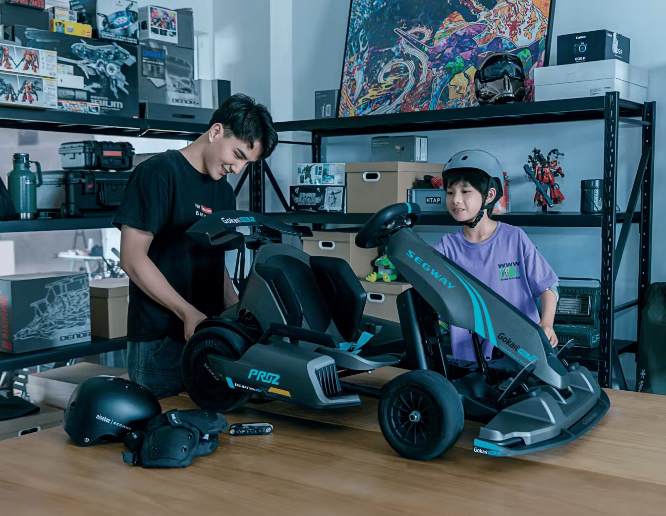 Fun for everyone! Our expandable chassis can accommodate riders of all heights, from 51.2 inches to 74.8 inches, ensuring everyone can join in on the excitement.