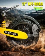 EOEOTWO Electric Scooter for Adults, 1200W Motor Fast E Scooter, Foldable - Image 8