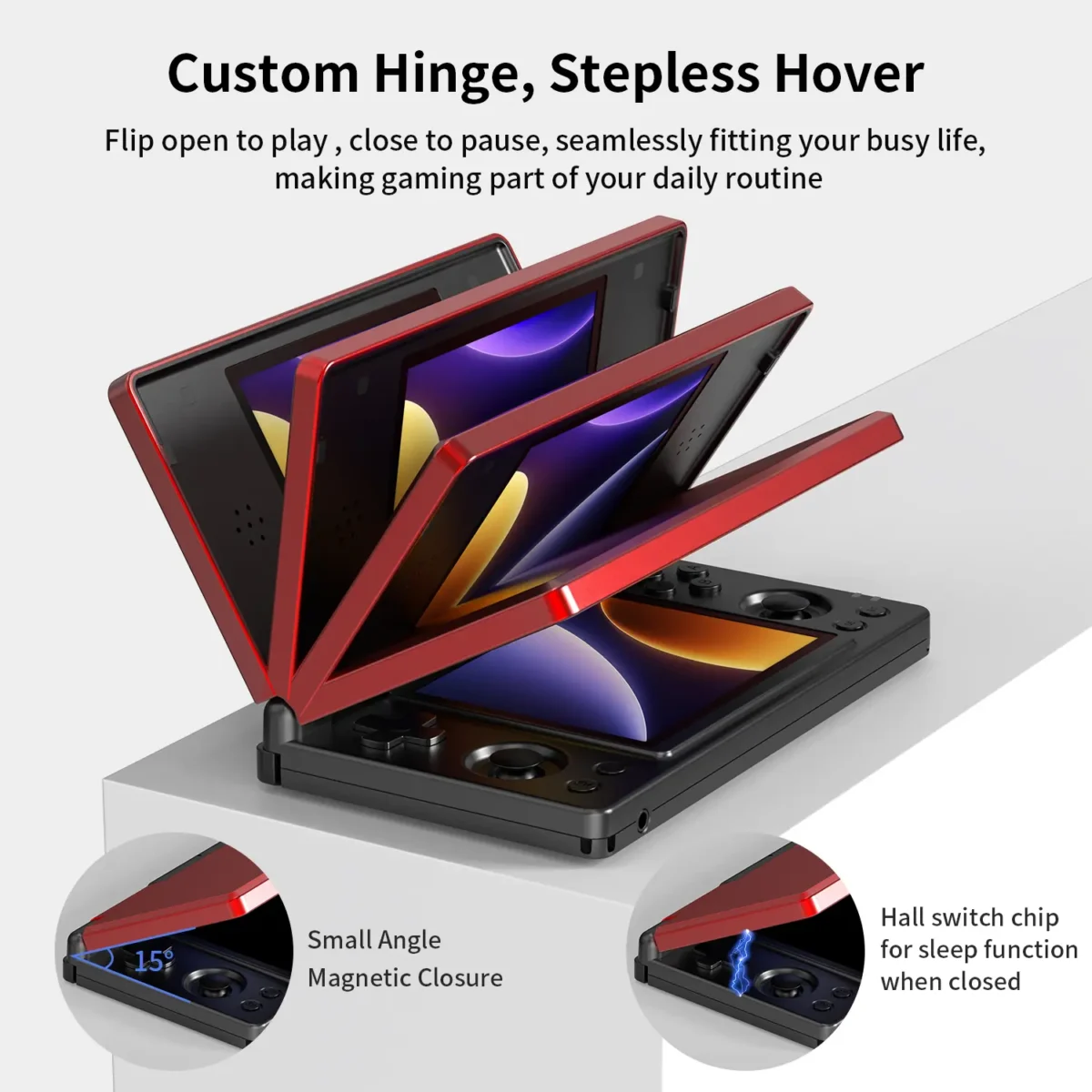 ANBERNIC RG DS Handheld Game Console 4" IPS Dual Screen Android 4000mAh RGDS Flip Video Games Player Retro Dual-screen Flip-Style Gaming Console - Image 7