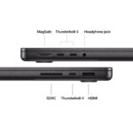 Apple 14-inch MacBook Pro with M5 chip chip with 10 core CPU and 10 core GPU, 16GB, 1TB SSD - Space Black - Image 4