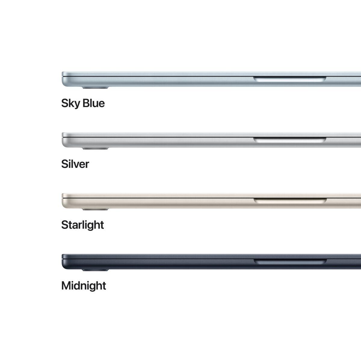 Apple 15" MacBook Air with M4 chip, 10-core CPU / 10-core GPU, 16GB Memory, 256GB SSD - Midnight - Image 3