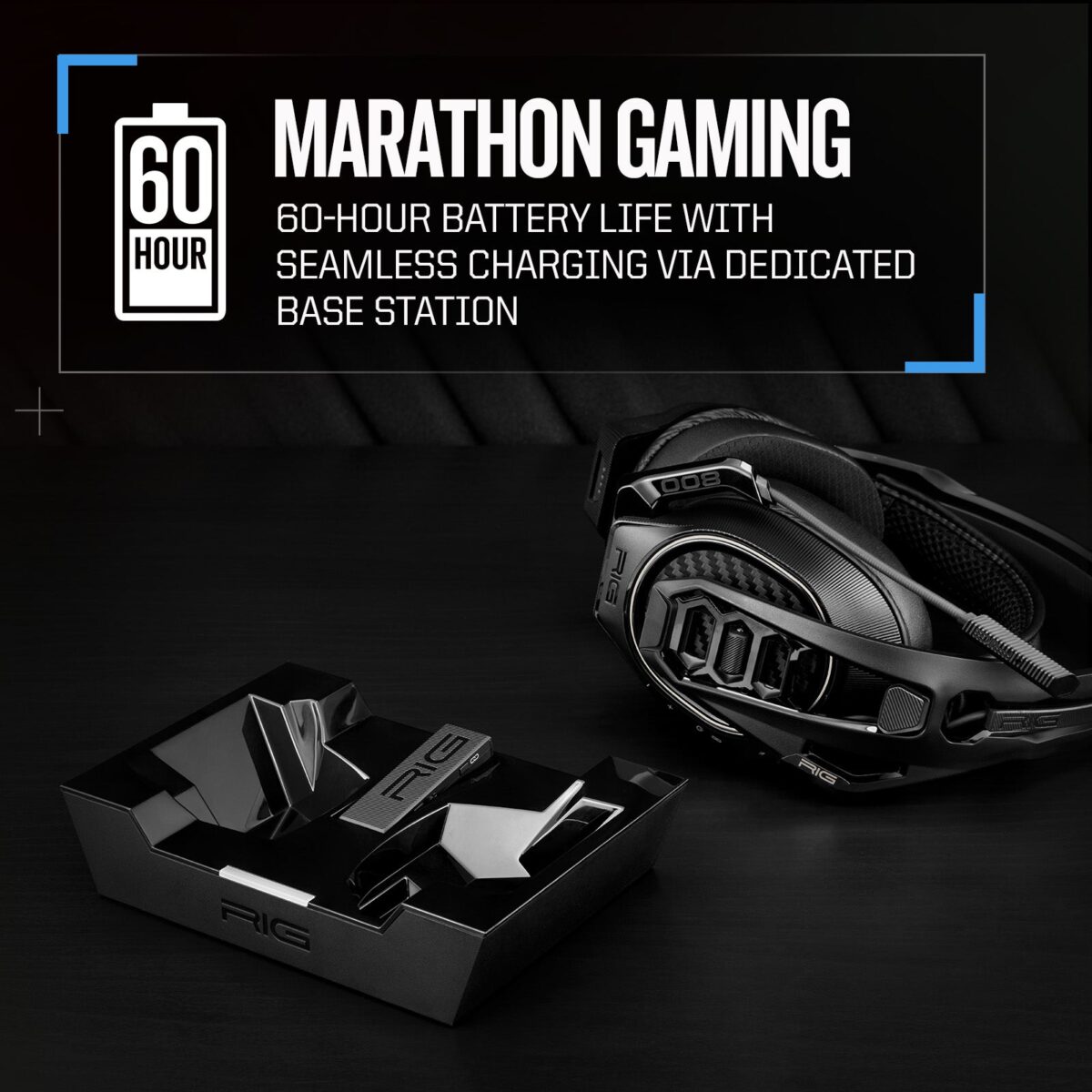 RIG 800 PRO HS Wireless Gaming Headset & Multi-Function Base Station for PlayStation PS5, PS4, PC, Mac, USB - Image 6
