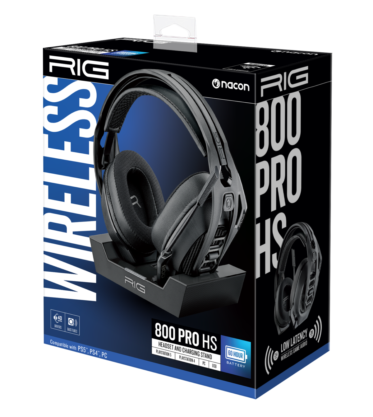 RIG 800 PRO HS Wireless Gaming Headset & Multi-Function Base Station for PlayStation PS5, PS4, PC, Mac, USB - Image 9