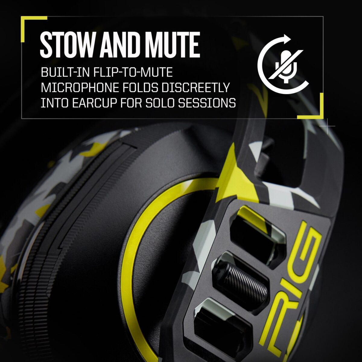 RIG 600 PRO HS Dual Wireless Multiplatform Gaming Headset with 2.4GHz / Bluetooth for PlayStation PS4, PS5 - Acid Camo - Image 8