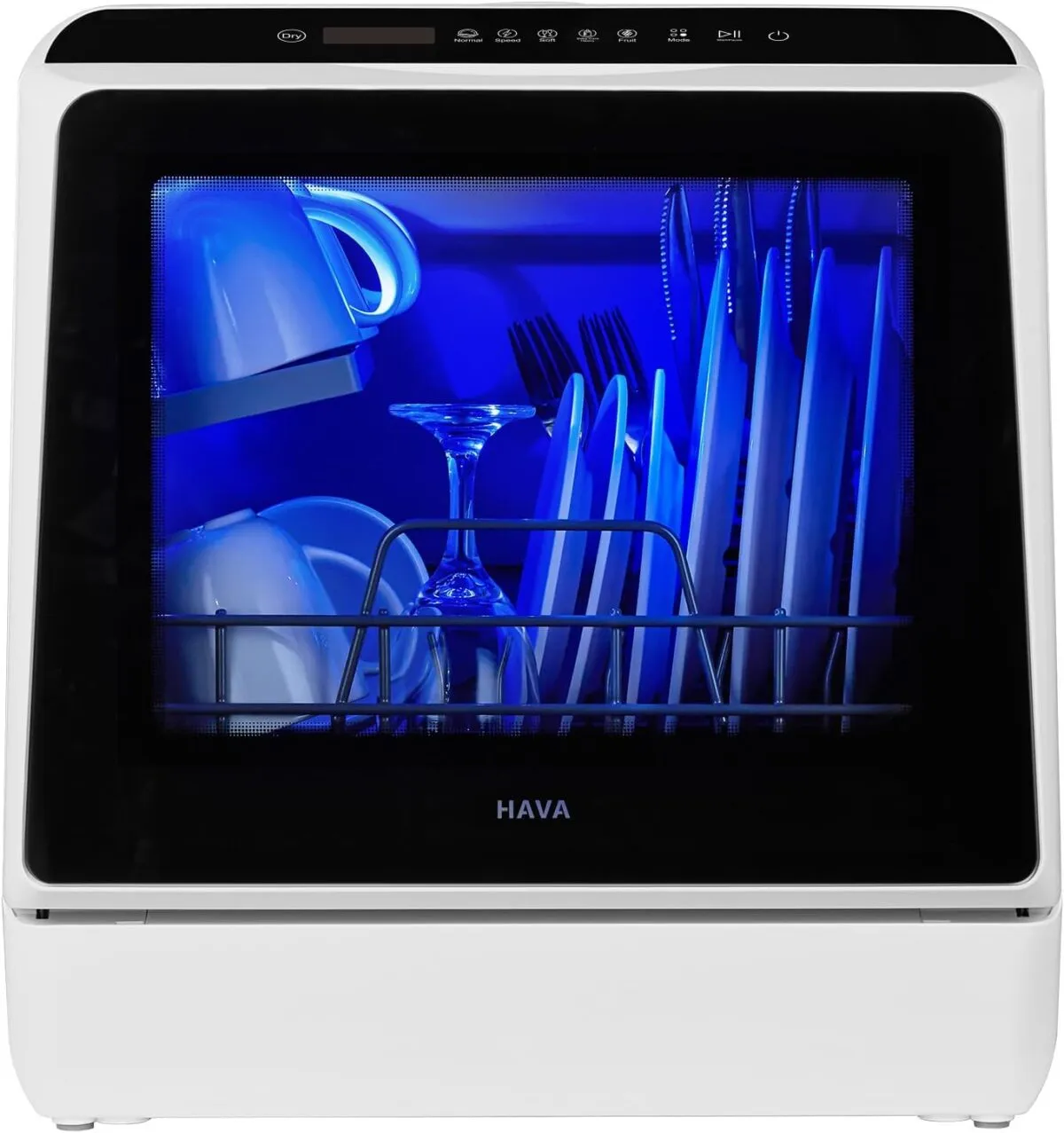HAVA Countertop Dishwasher, 6 Programs Portable Dishwashers with 5L Built-in Water Tank, No Hookup Needed, Baby Care & Air-Drying Function for Apartments and RVs - Image 10