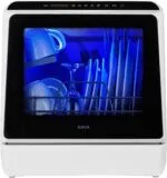 HAVA Countertop Dishwasher, 6 Programs Portable Dishwashers with 5L Built-in Water Tank, No Hookup Needed, Baby Care & Air-Drying Function for Apartments and RVs