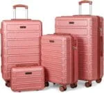 AAIVV 4 Piece Luggage Set Expandable ABS Travel Suitcase Set TSA Lock Hardshell Durable Lightweight Traveling Luggage Sets Gift for Back to School (Amy Green, 28in26in20in13in) - Image 13