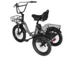 ESKUTE E Trike Electric Bike, Peak 1200W Brushless Motor Folding Trike 18X3.0 Fat Tire Ebike, 624Wh Removable Battery, Step-Thru 3 Wheel Electric Bicycle, Up to 55 Miles, 18MPH+ Tricycle for Adults - Image 19