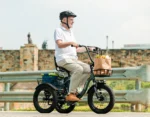 ESKUTE E Trike Electric Bike, Peak 1200W Brushless Motor Folding Trike 18X3.0 Fat Tire Ebike, 624Wh Removable Battery, Step-Thru 3 Wheel Electric Bicycle, Up to 55 Miles, 18MPH+ Tricycle for Adults - Image 8