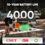 Jackery Solar Generator 1000 v2 with 200W Solar Panel,1070Wh Portable Power Station LiFePO4 Battery,1500W AC/100W USB-C Output, 1Hr Fast Charge for Outdoor,Off-Grid Living,RV,Emergency - Image 4