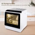 HAVA Countertop Dishwasher, 6 Programs Portable Dishwashers with 5L Built-in Water Tank, No Hookup Needed, Baby Care & Air-Drying Function for Apartments and RVs - Image 4
