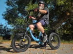ESKUTE E Trike Electric Bike, Peak 1200W Brushless Motor Folding Trike 18X3.0 Fat Tire Ebike, 624Wh Removable Battery, Step-Thru 3 Wheel Electric Bicycle, Up to 55 Miles, 18MPH+ Tricycle for Adults - Image 10