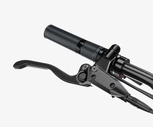 Delivers instant power and effortless acceleration with a simple wrist rotation, providing a boost from a standstill or on demanding hills.